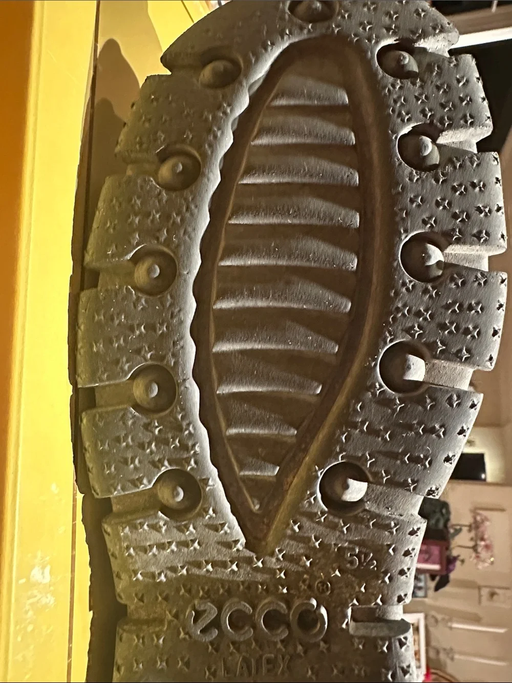Women’s  black Ecco hiking boot